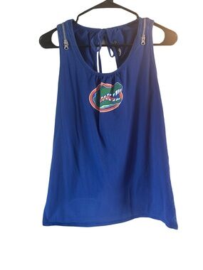 Women's Royal Blue Sleeveless Team Logo Tank Top